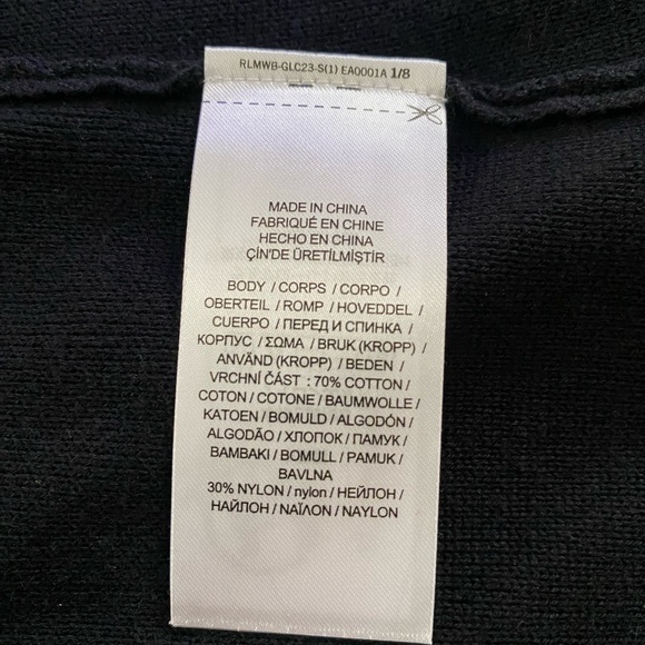 Ralph Lauren Women’s Sweater-Knit Blazer In Black Size XL New - Picture 7 of 10